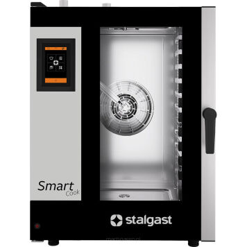 Piec konwekcyjno-parowy, STALGAST SmartCook, dotykowy, gazowy, 11xGN1/1, 20.0 kW