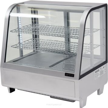 WITRYNA CHŁODNICZA 120L 68x56x66 SREBRNA