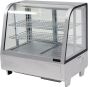 WITRYNA CHŁODNICZA 120L 68x56x66 SREBRNA