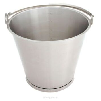Wiadro stalowe z pierścieniem, Ø 290 mm, 12 L