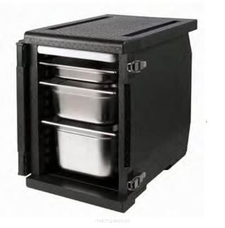 Pojemnik termoizolacyjny, czarny, 12 x GN 1/1 20 mm