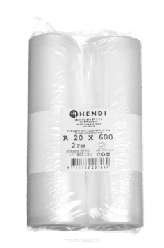 Worki moletowane do przechowywania produktów, do pakowarek listwowych, zestaw 2 rolek, 200x6000mm