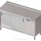 Stół przyścienny z szafką - drzwi suwane 980576120