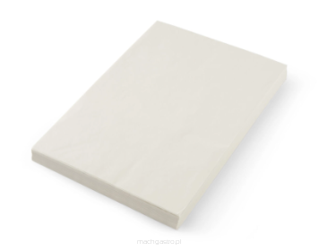 Papier pergaminowy do frytek i przekąsek, biały, 500 szt., 263x380 mm