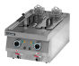 Frytkownica elektryczna | podwójna | 6.0 kW | 2x 4.8 L | 400x650x300 mm