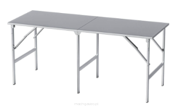 Stół cateringowy ze stali nierdzewnej | składany | 2000x795x900 mm