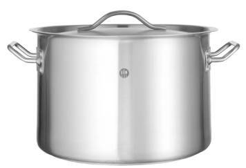 Garnek średni z pokrywką, Budget Line, 14.0 L