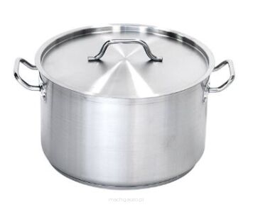 Garnek średni z pokrywką, stalowy, Ø 240 mm, 7.2 L