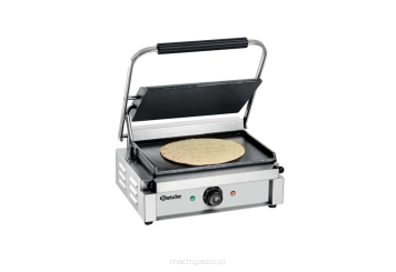 Grill kontaktowy “Panini” duża powierzchnia grillowa, płyty grillowe gładkie