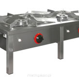 Taboret gazowy 2 palnikowy, 6.5 / 6.5 kW