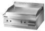 Grill płytowy gazowy | gładki | 8.0 kW | 800x650x300 mm