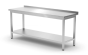 Stół przyścienny z półką | skręcany | Kitchen Line | 1800x600x850 mm