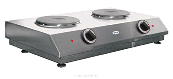 Kuchenka elektryczna nastolna 2-płytowa, 5.2 kW