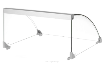 Pokrywa szklana do podgrzewacza rolkowego do parówek, do podgrzewacza z 14 rolkami o kodze 268735, 470x591x250 mm