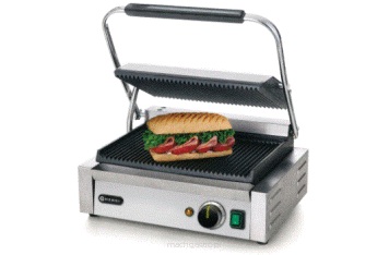 Grill kontaktowy PANINI - ryflowany 263655
