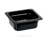 Pojemnik z poliwęglanu, czarny, GN 1/6, H 100 mm - kod 156102