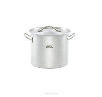 Garnek wysoki z pokrywką, stalowy, Ø 320 mm, 20.9 L