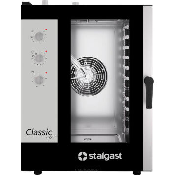 Piec konwekcyjno-parowy, STALGAST ClassicCook, manualny, gazowy, 11xGN1/1, 20.0 kW