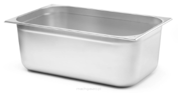Pojemnik GN 1/1 do pieców, 25.65 L, srebrny, 530x325x200 mm