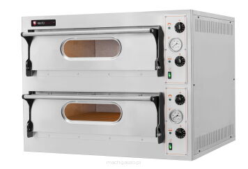 Piec do pizzy elektryczny | dwukomorowy | 12x36 | szeroki | One 66 XL/L (Start66 BIG/L)