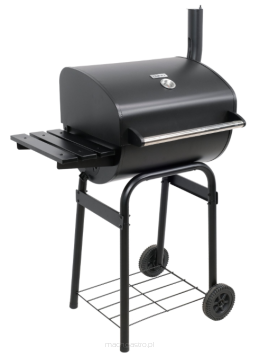 Grill węglowy z pokrywą | ruszt 470x340 mm