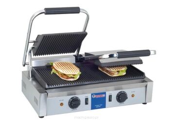 Grill kontaktowy podwójny - ryflowany 263709