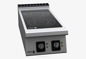 Kuchnia indukcyjna 2 - polowa | 10.0 kW | 400x930x290 mm
