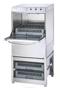 Zmywarko wyparzarka z podstawą, uniwersalna, dozownik płynu myjącego, 3.4/4.9 kW, 230/400 V