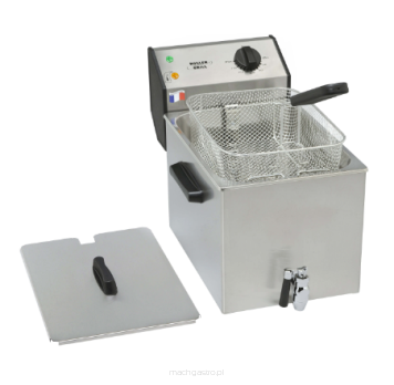 Frytownica nastawna, 1-komorowa z kranem, 8 L, 3.4 kW