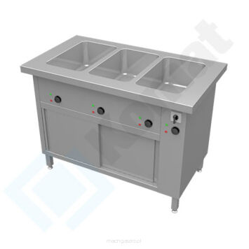 Stół grzewczy z bemarem wodnym wielokomorowym KL-38 B-700 mm