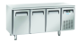 Stół chłodniczy 3-drzwiowy z agregatem bocznym | Arktic | GN 1/1 | 230 V / 350 W | 1800x700x850 mm