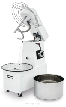 Miesiarka spiralna z podnoszoną głowicą i wyjmowaną dzieżą, Prismafood, 88 kg/godz., 32.0 L, 435x750x810 mm