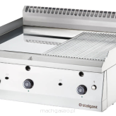 Płyta grillowa gazowa, chromowana, gładko-ryflowana, P 13 kW, U 230 V G20