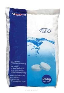 Tabletki solne do uzdatniania wody - worek 25 kg