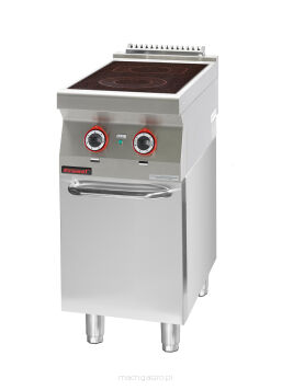Kuchnia elektryczna ceramiczna 2-polowa na podstawie zamkniętej 700.KE-2C.S.D