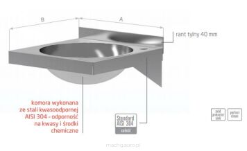 Umywalka niezabudowana POL-201-O