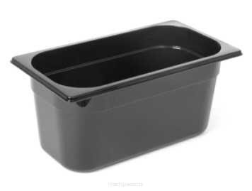 Pojemnik GN 1/3 z czarnego poliwęglanu, Profi Line, 5.7 L, 150 mm