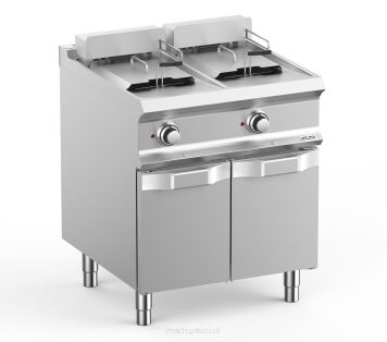 Frytownica elektryczna 2 x 12 l z szafką, linia DominaPro 700