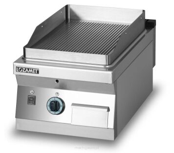 GRILL PŁYTOWY GAZOWY - PŁYTA RYFLOWANA L900.GPG450R