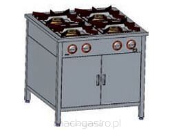 Kuchnia gazowa 4-palnikowa z szafką 8.0 / 6.5 / 3.4 / 5.0 kW