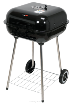 Grill węglowy z pokrywą | ruszt 450x400 mm