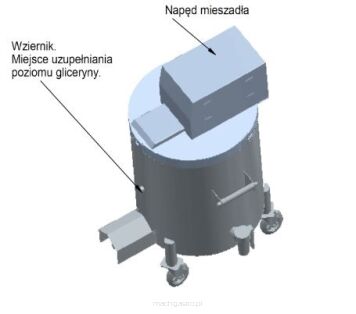 Kocioł warzelny elektryczny z mieszadłem glicerynowy 150 L. 6080300-FB-RW 