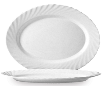Półmisek owalny Trianon, 290 mm, biały, 290x214x22 mm