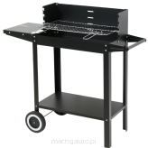 Grill węglowy z półką | ruszt 480x265 mm