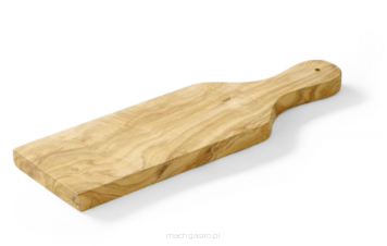 Deska do serwowania z drewna oliwnego z uchwytem, 350x120x18 mm