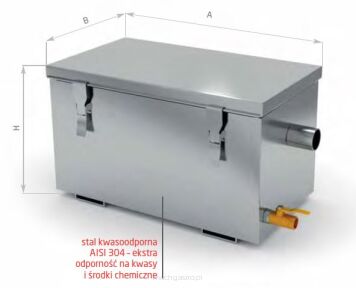 Profesjonalny separator tłuszczu 30L POL-601030