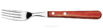 Zestaw sztućców (noże i widelce) Churrasco Jumbo do steków – 4 szt., Tramontina, czerwony