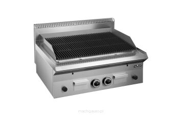 GRILL Z LAWĄ WULKANICZNĄ, GAZOWY MBM 600 DO RYB