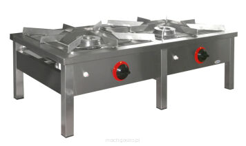 Taboret gazowy 2 palnikowy, 6.5 / 8.0 kW