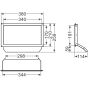 Wrzutka koszowa DZ-OPNKZD 380 x 210 mm - 3